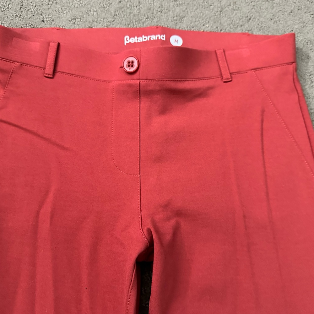 Rust Colored Betabrand Pants, Medium - image 1
